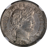 1908-P Barber Dime NGC MS62 Nice Eye Appeal Strong Strike