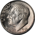 1949-P Roosevelt Dime PCGS MS66 FB Blazing White Gem Superb Eye Appeall