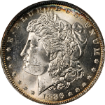 1886-P Morgan Silver Dollar NGC MS64 - Toning