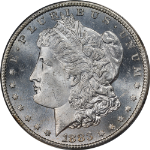 1883-CC Morgan Silver Dollar ANACS MS63 Superb Eye Appeal Strong Strike