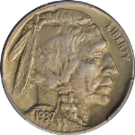 1937-D Buffalo Nickel 3 Legs PCGS AU Details Key Date Great Eye Appeal
