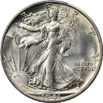 1941-S Walking Liberty Half PCGS MS65 Blazing White Gem Great Eye Appeal