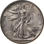 1944-D Walking Liberty Half NGC MS66 Superb Eye Appeal Strong Strike