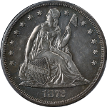 1872-CC Seated Liberty Dollar PCGS AU Details Decent Eye Appeal Nice Strike