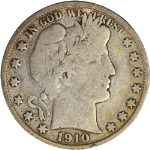 1910-S Barber Half Dollar