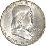 1953-S Franklin Half Dollar