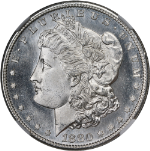 1880-S Morgan Silver Dollar CAC Sticker NGC MS67 Blazing White Gem