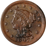 1847 Large Cent
