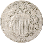 1875 Shield Nickel