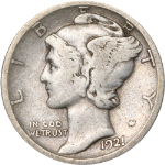 1921-D Mercury Dime