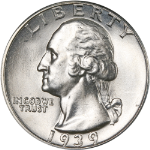 1939-D Washington Quarter