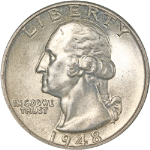 1948-P Washington Quarter