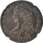 1808 Bust Half Dollar NGC AU Details 0-109a R.3
