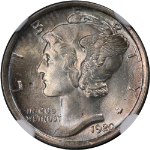 1920-P Mercury Dime NGC MS63 FB Superb Eye Appeal Strong Strike