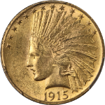 1915-P Indian Gold $10 PCGS MS62 Nice Eye Appeal Nice Strike
