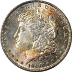1900-O Morgan Silver Dollar PCGS MS65 - Toning