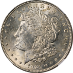 1921-P Morgan Silver Dollar NGC MS63 - Toning