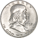 1952-S Franklin Half Dollar