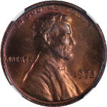 1972-P Lincoln Cent Double Die Obv. NGC MS64 RB Nice Eye Appeal