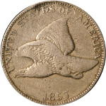 1857 Flying Eagle Cent - Damaged