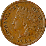 1884 Indian Cent