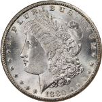 1880-CC Morgan Silver Dollar NGC MS63 Blast White Nice Eye Appeal