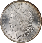 1881-CC Morgan Silver Dollar NGC MS63 Nice Eye Appeal Strong Strike