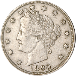 1890 Liberty V Nickel