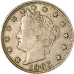 1905 Liberty V Nickel