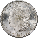 1880-S Morgan Silver Dollar NGC MS66 Superb Eye Appeal Strong Strike