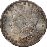 1878-P 7TF Rev 79 Morgan Silver Dollar NGC MS63 Nice Luster Nice Strike