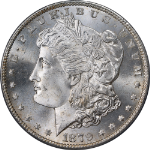 1879-S Morgan Silver Dollar CAC Sticker PCGS MS66 Blazing White Gem