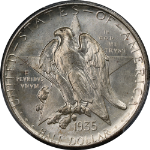 1935-D Texas Commem Half Dollar PCGS MS66 Superb Eye Appeal Strong Strike