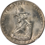 1920 Pilgrim Commem Half Dollar NGC MS64 Superb Eye Appeal Strong Strike