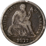 1877-S Seated Liberty Dime