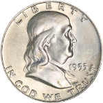 1953-D Franklin Half Dollar