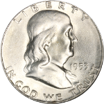 1953-S Franklin Half Dollar