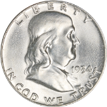 1954-P Franklin Half Dollar