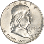 1954-S Franklin Half Dollar
