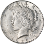 1922-D Peace Dollar
