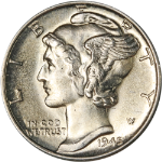 1945-D Mercury Dime