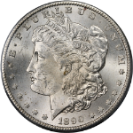 1890-CC Morgan Silver Dollar PCGS MS64 Key Date Blast White Superb Eye Appeal