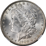 1900-O,/CC Morgan Silver Dollar VAM 11 CAC Sticker NGC MS64 Superb Eye Appeal