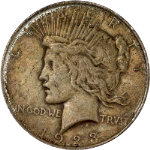 1923-P Peace Dollar - Whisker Jaw