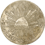 &#39;1842&#39; Mexico 8R - Contemporary Medallion