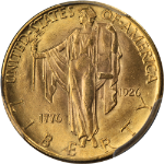 1926 Sesquicentennial Commemorative Gold $2.50 PCGS MS65 Great Eye Appeal