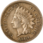 1864CN Indian Cent - CUD Reverse
