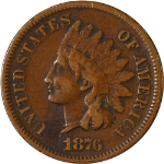 1876 Indian Cent