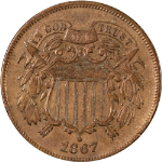 1867 Two (2) Cent Piece