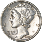 1929-P Mercury Dime